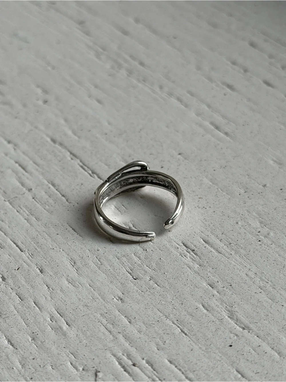 Vintage Silver Belt Buckle Ring